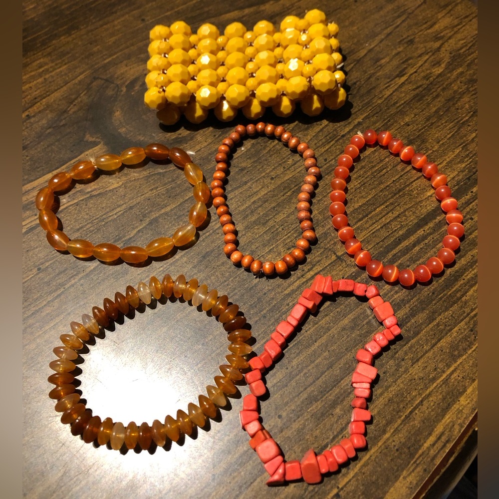 Set of 6 Stretch Bracelets